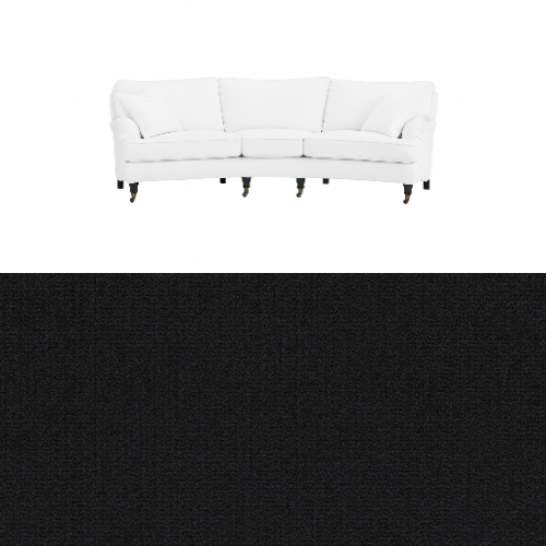 Klädsel till soffa Englesson Howard 3.5-sits medium svängd Tyg Azalea