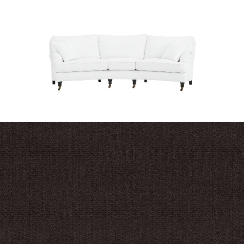 Klädsel till soffa Englesson Howard 3.5-sits medium svängd Tyg Azalea