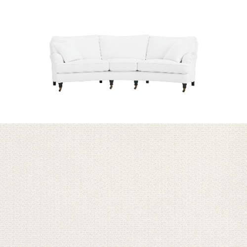 Klädsel till soffa Englesson Howard 3.5-sits medium svängd Tyg Azalea