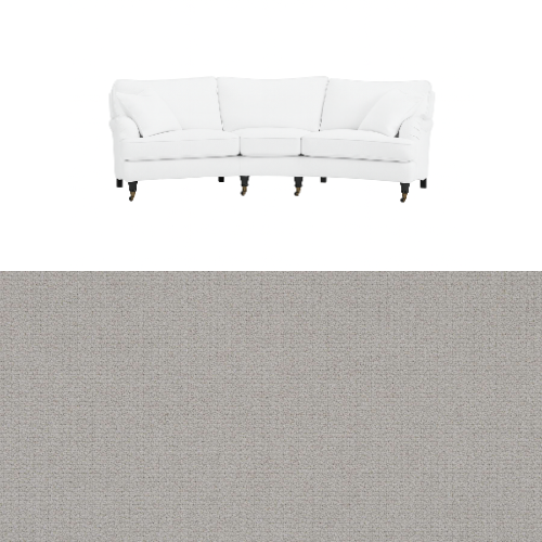 Klädsel till soffa Englesson Howard 3.5-sits medium svängd Tyg Azalea