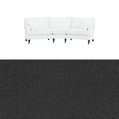 Klädsel till soffa Englesson Howard 3.5-sits medium svängd Tyg Azalea
