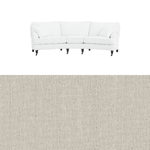 Klädsel till soffa Englesson Howard 3.5-sits medium svängd Tyg Bolt