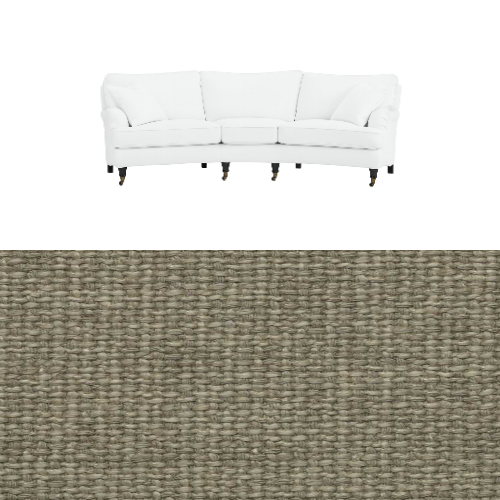 Klädsel till soffa Englesson Howard 3.5-sits medium svängd Tyg Creta
