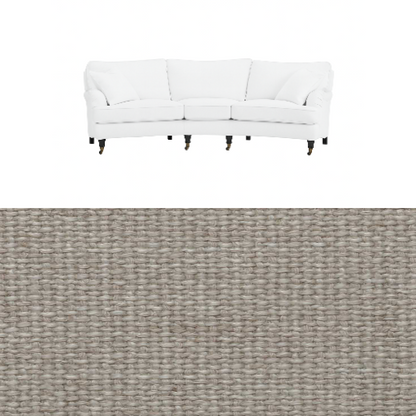 Klädsel till soffa Englesson Howard 3.5-sits medium svängd Tyg Creta