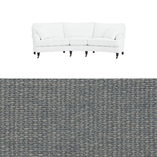 Klädsel till soffa Englesson Howard 3.5-sits medium svängd Tyg Creta
