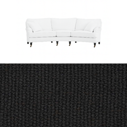 Klädsel till soffa Englesson Howard 3.5-sits medium svängd Tyg Creta