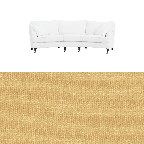 Klädsel till soffa Englesson Howard 3.5-sits medium svängd Tyg Grit