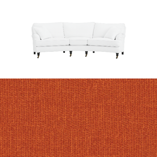 Klädsel till soffa Englesson Howard 3.5-sits medium svängd Tyg Grit