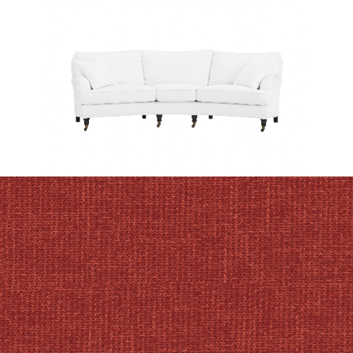 Klädsel till soffa Englesson Howard 3.5-sits medium svängd Tyg Grit