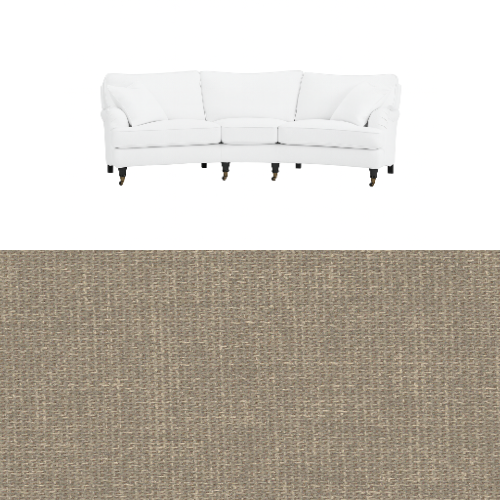 Klädsel till soffa Englesson Howard 3.5-sits medium svängd Tyg Grit