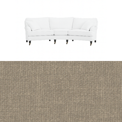Klädsel till soffa Englesson Howard 3.5-sits medium svängd Tyg Grit