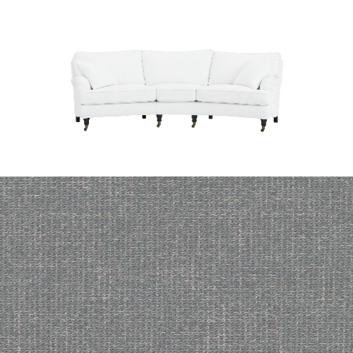 Klädsel till soffa Englesson Howard 3.5-sits medium svängd Tyg Grit