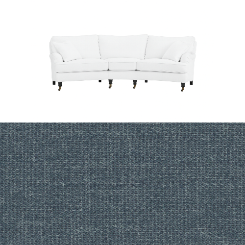 Klädsel till soffa Englesson Howard 3.5-sits medium svängd Tyg Grit