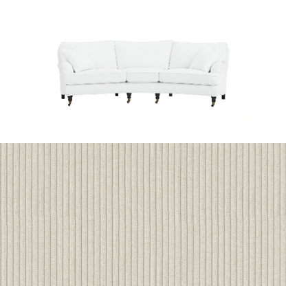 Klädsel till soffa Englesson Howard 3.5-sits medium svängd Tyg Pindrive