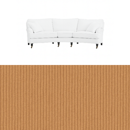 Klädsel till soffa Englesson Howard 3.5-sits medium svängd Tyg Pindrive