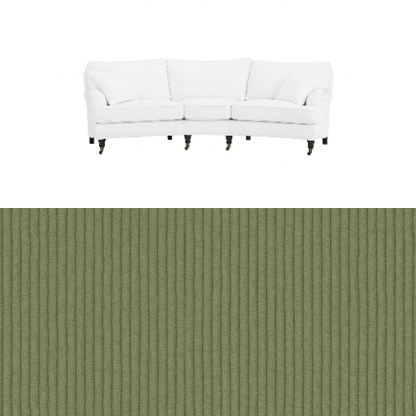 Klädsel till soffa Englesson Howard 3.5-sits medium svängd Tyg Pindrive