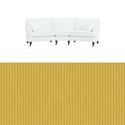 Klädsel till soffa Englesson Howard 3.5-sits medium svängd Tyg Pindrive