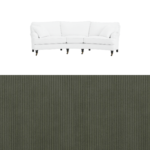 Klädsel till soffa Englesson Howard 3.5-sits medium svängd Tyg Tariro