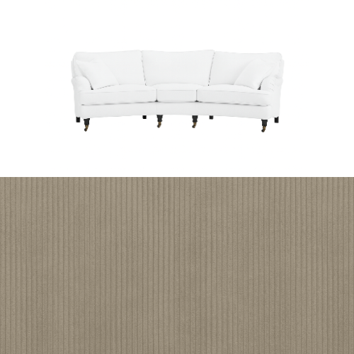 Klädsel till soffa Englesson Howard 3.5-sits medium svängd Tyg Tariro