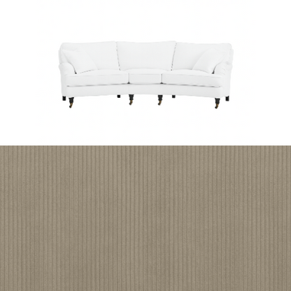Klädsel till soffa Englesson Howard 3.5-sits medium svängd Tyg Tariro