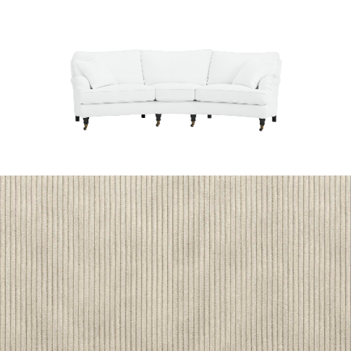 Klädsel till soffa Englesson Howard 3.5-sits medium svängd Tyg Tariro