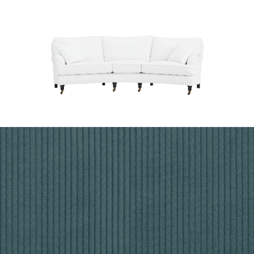 Klädsel till soffa Englesson Howard 3.5-sits medium svängd Tyg Tariro