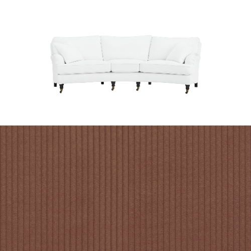 Klädsel till soffa Englesson Howard 3.5-sits medium svängd Tyg Tariro