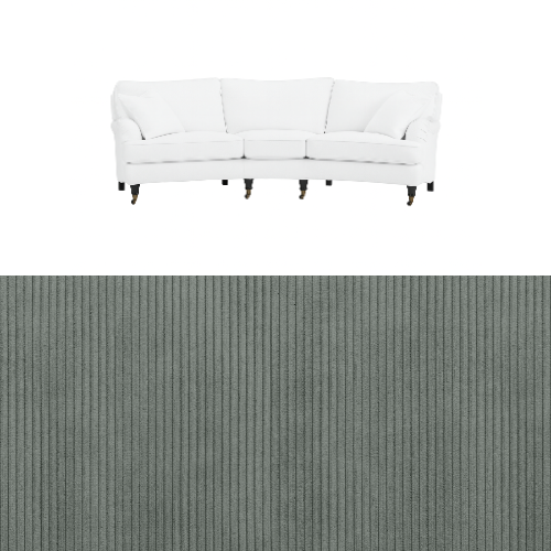 Klädsel till soffa Englesson Howard 3.5-sits medium svängd Tyg Tariro