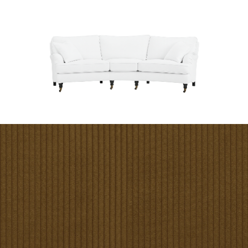 Klädsel till soffa Englesson Howard 3.5-sits medium svängd Tyg Tariro