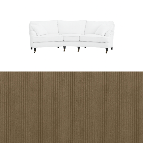 Klädsel till soffa Englesson Howard 3.5-sits medium svängd Tyg Tariro