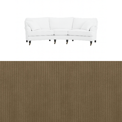 Klädsel till soffa Englesson Howard 3.5-sits medium svängd Tyg Tariro