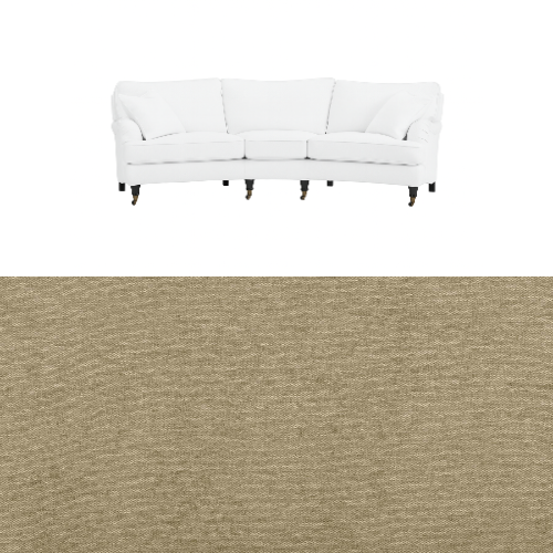 Klädsel till soffa Englesson Howard 3.5-sits medium svängd Tyg Vesper