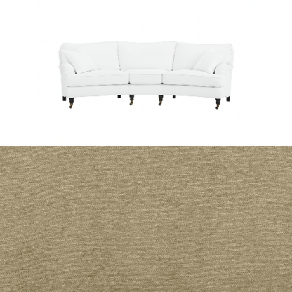 Klädsel till soffa Englesson Howard 3.5-sits medium svängd Tyg Vesper