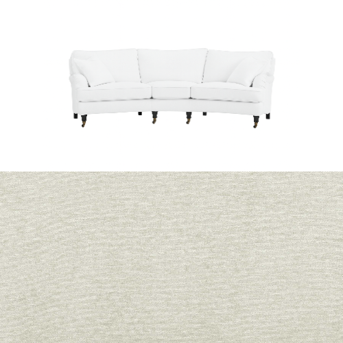 Klädsel till soffa Englesson Howard 3.5-sits medium svängd Tyg Vesper
