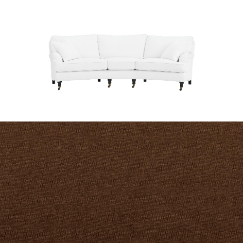 Klädsel till soffa Englesson Howard 3.5-sits medium svängd Tyg Vesper