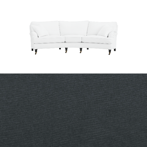 Klädsel till soffa Englesson Howard 3.5-sits medium svängd Tyg Vesper