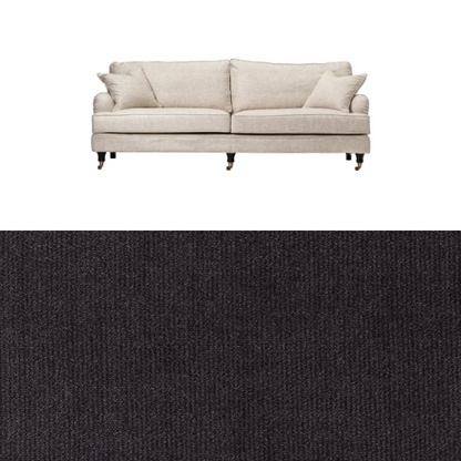 Klädsel till soffa Englesson Howard 3-sits medium rak Tyg Apollo