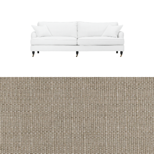 Klädsel till soffa Englesson Howard 3-sits medium rak Tyg Babel