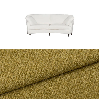Klädsel till soffa Englesson Howard 3-sits medium svängd Tyg Angola bouclé