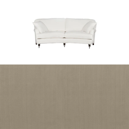 Klädsel till soffa Englesson Howard 3-sits medium svängd Tyg Arrow