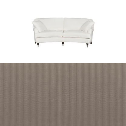 Klädsel till soffa Englesson Howard 3-sits medium svängd Tyg Arrow