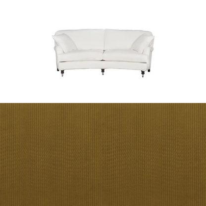 Klädsel till soffa Englesson Howard 3-sits medium svängd Tyg Arrow