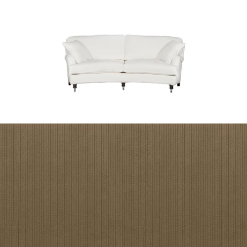 Klädsel till soffa Englesson Howard 3-sits medium svängd Tyg Arrow