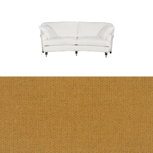 Klädsel till soffa Englesson Howard 3-sits medium svängd Tyg Azalea