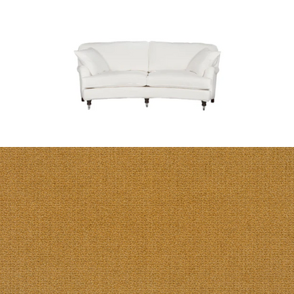 Klädsel till soffa Englesson Howard 3-sits medium svängd Tyg Azalea