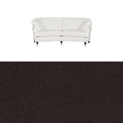 Klädsel till soffa Englesson Howard 3-sits medium svängd Tyg Azalea