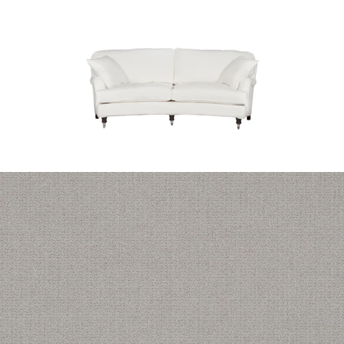 Klädsel till soffa Englesson Howard 3-sits medium svängd Tyg Azalea