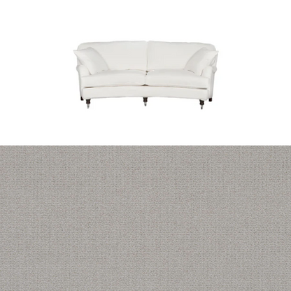 Klädsel till soffa Englesson Howard 3-sits medium svängd Tyg Azalea