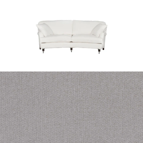 Klädsel till soffa Englesson Howard 3-sits medium svängd Tyg Azalea