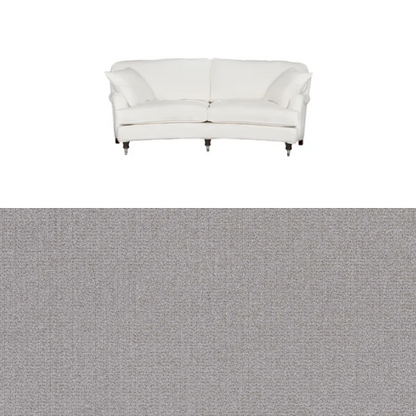 Klädsel till soffa Englesson Howard 3-sits medium svängd Tyg Azalea